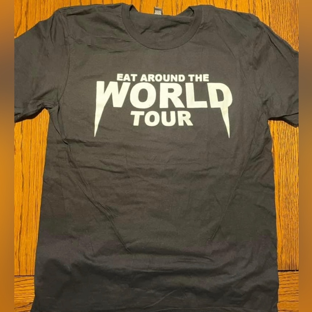 The lost bros eat around the world t shirt